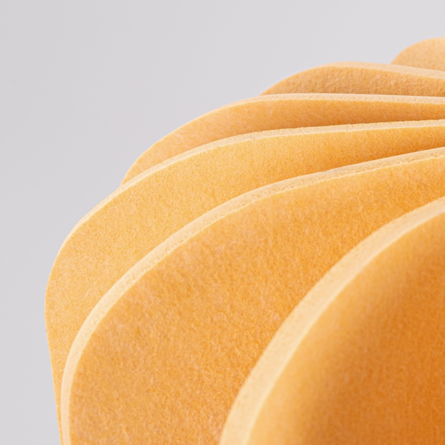 Pendelleuchte MULA 1xE27/15W/230V Ø 45 cm Gelb