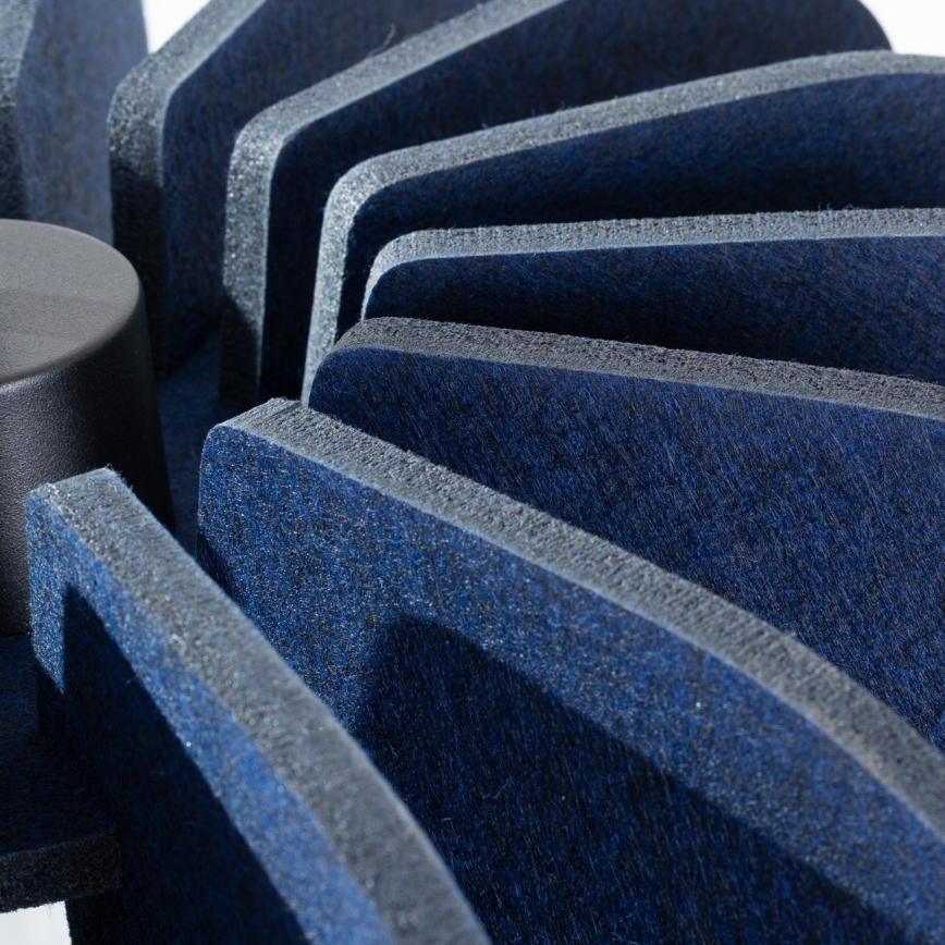 Pendelleuchte mit Kabel MULA 1xE27/15W/230V Ø 45 cm blau