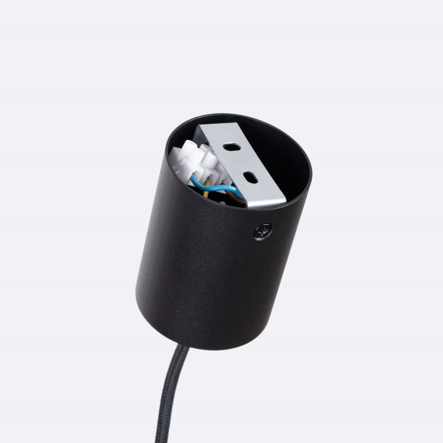 Pendelleuchte mit Kabel MULA 1xE27/15W/230V Ø 45 cm blau