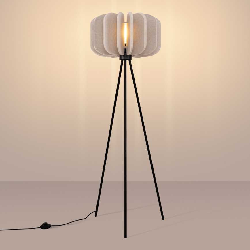 Stehleuchte MULA 1xE27/15W/230V cremefarben