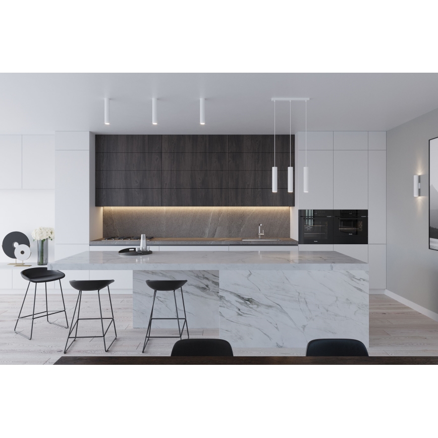 Pendelleuchte an Kabel LAGOS 2xGU10/10W/230V weiß