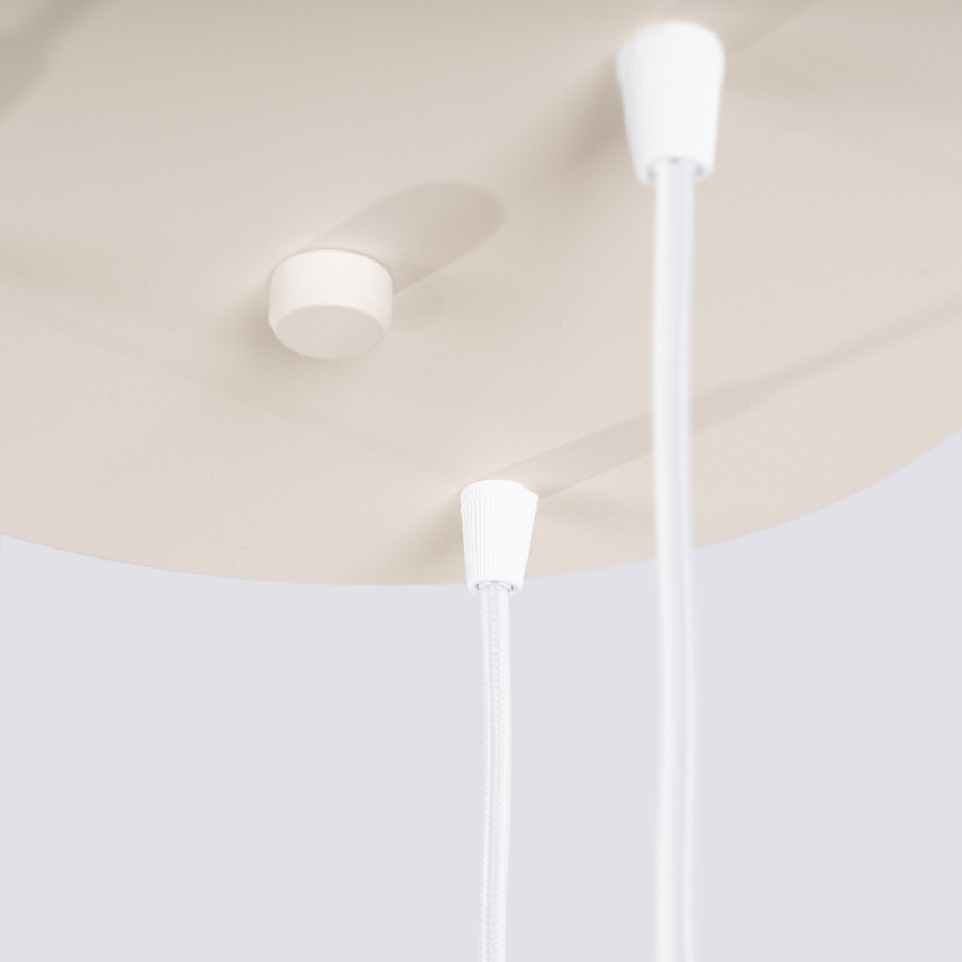 Pendelleuchte an Kabel ESTRIA 3xE14/10W/230V Ø 30 cm cremefarben