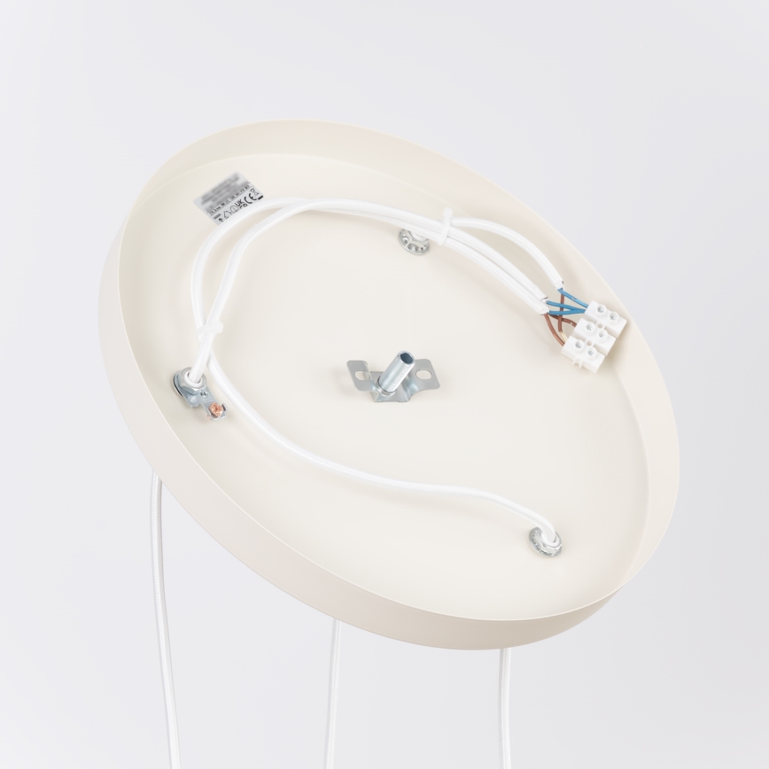 Pendelleuchte an Kabel ESTRIA 3xE14/10W/230V Ø 30 cm cremefarben