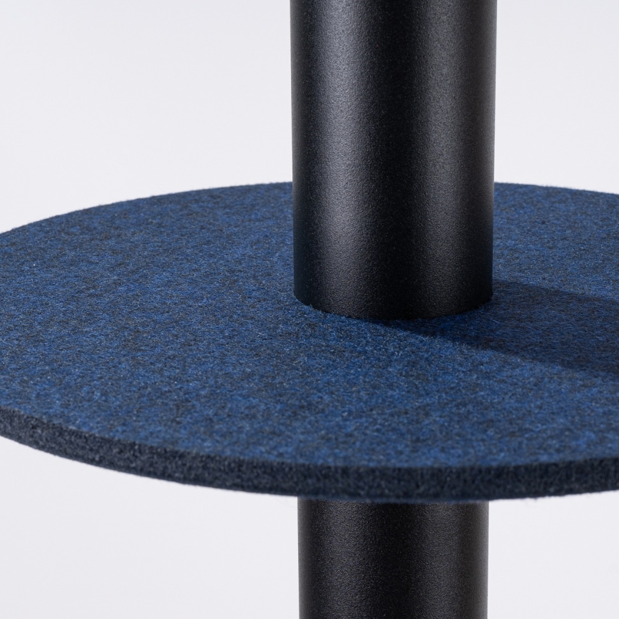 Hängeleuchte PELTA mit Kabel 1xGU10/10W/230V schwarz/blau