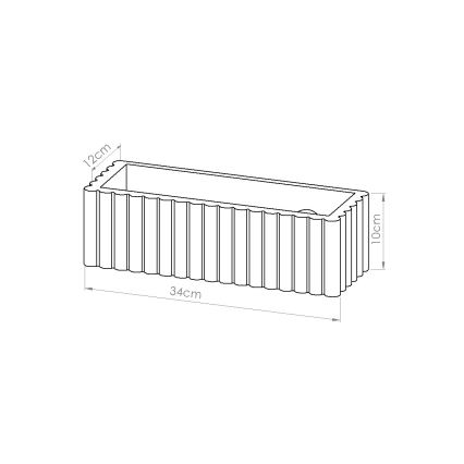 Wandleuchte RIGATA 1xE27/15W/230V Keramik/blau