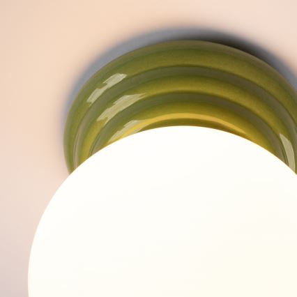 Badezimmer-Wandleuchte ZORI 1xG9/8W/230V IP44 grün