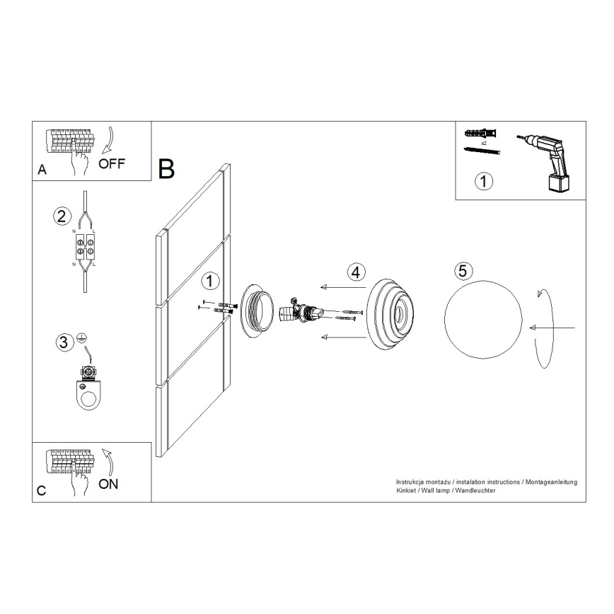 Badezimmer-Wandleuchte ZORI 1xG9/8W/230V IP44 grün