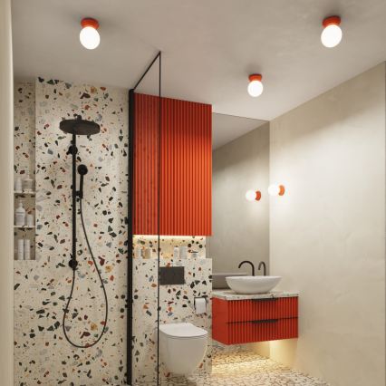 Badezimmer-Wandleuchte ZORI 1xG9/8W/230V IP44 rosa