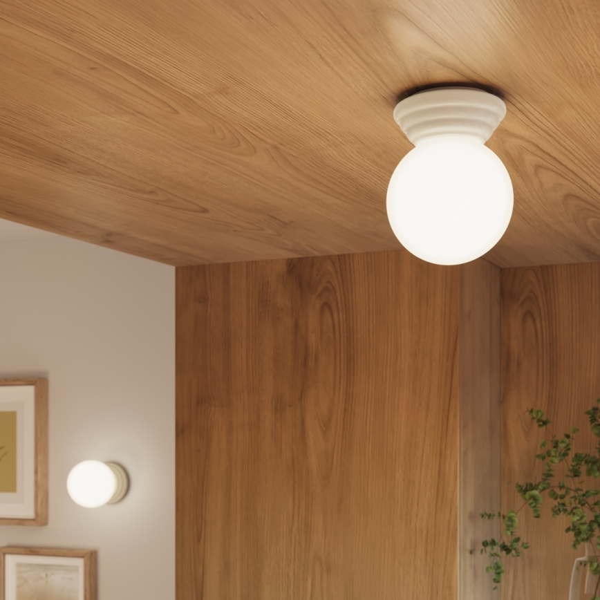 Badezimmer-Deckenleuchte ZORI 1xG9/8W/230V Ø 12 cm IP44 beige