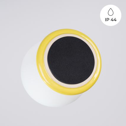 Badezimmer-Deckenleuchte ZORI, 1x G9/8W/230V, Ø 12 cm, IP44, Gelb