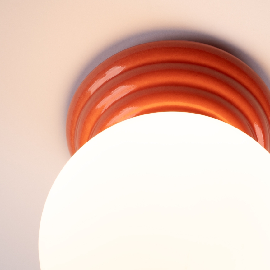 Badezimmer-Deckenleuchte ZORI 1xG9/8W/230V Ø 12 cm IP44 rosa