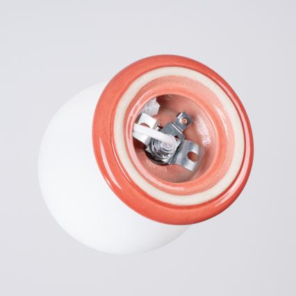 Badezimmer-Deckenleuchte ZORI 1xG9/8W/230V Ø 12 cm IP44 rosa