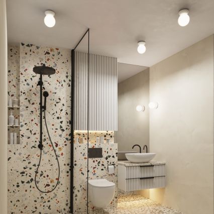 Badezimmer-Deckenleuchte ZORI 1xG9/8W/230V Ø 12 cm IP44 weiß