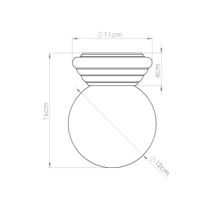 Badezimmer-Deckenleuchte ZORI 1xG9/8W/230V Ø 12 cm IP44 weiß