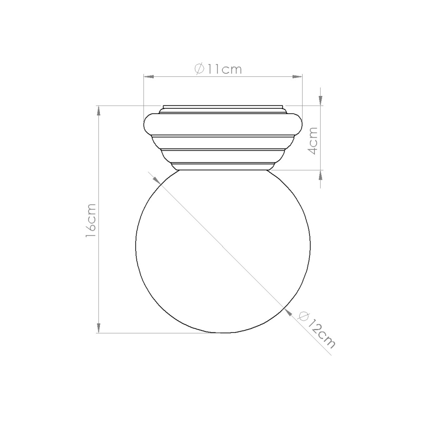 Badezimmer-Deckenleuchte ZORI 1xG9/8W/230V Ø 12 cm IP44 weiß