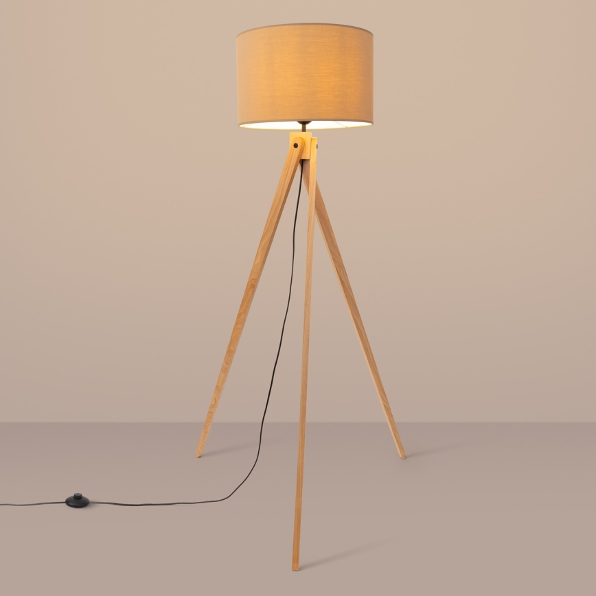 Stehleuchte NATT 1xE27/15W/230V Taupe