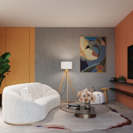 Stehlampe NATT 1xE27/15W/230V weiß