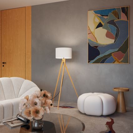 Stehlampe NATT 1xE27/15W/230V weiß