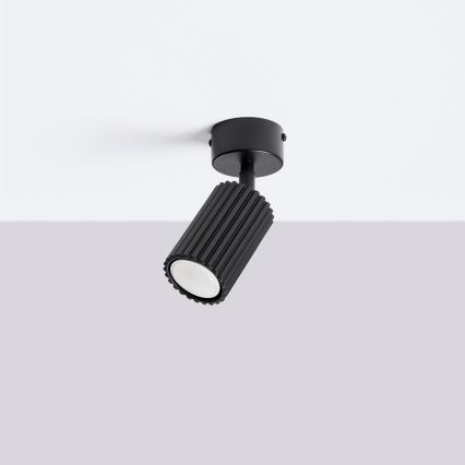 KARBON Spotleuchte 1x GU10/10W/230V, schwarz