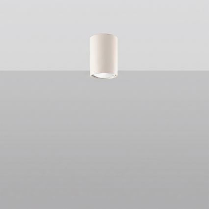 Spotleuchte LAGOS 1xGU10/10W/230V 10 cm cremefarben