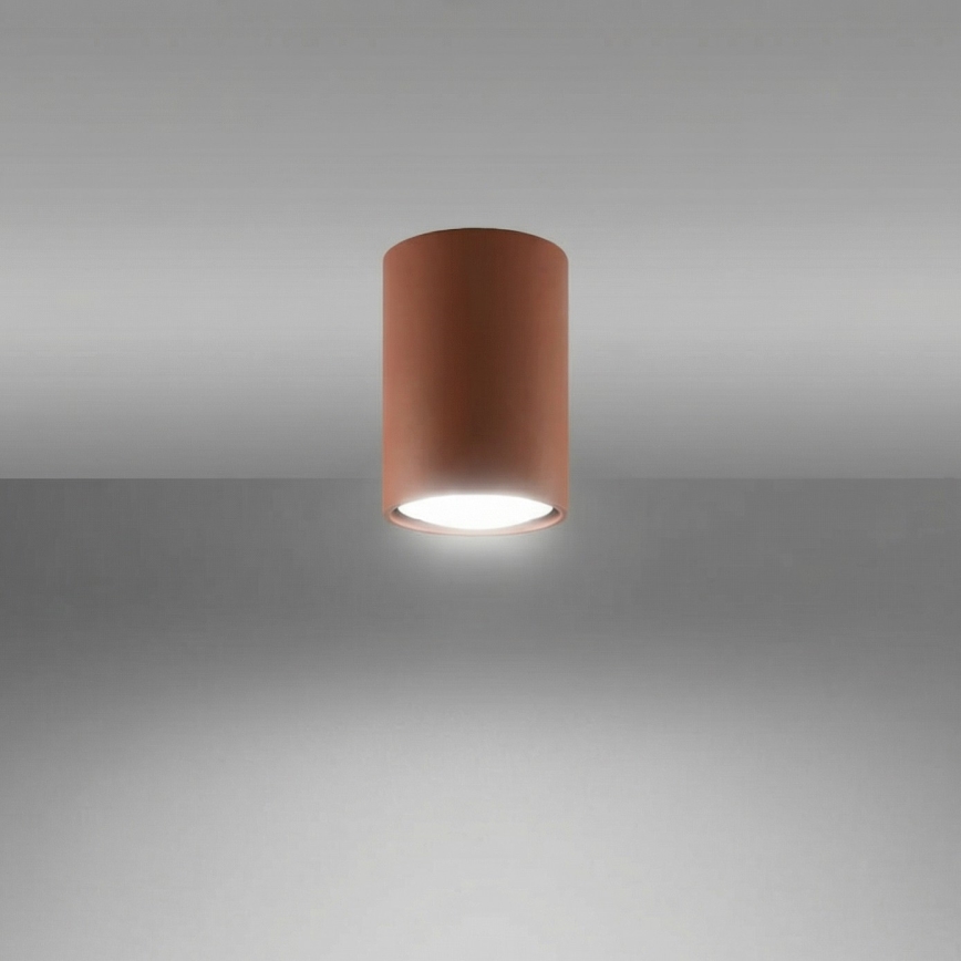Spotleuchte LAGOS 1xGU10/10W/230V 10 cm braun