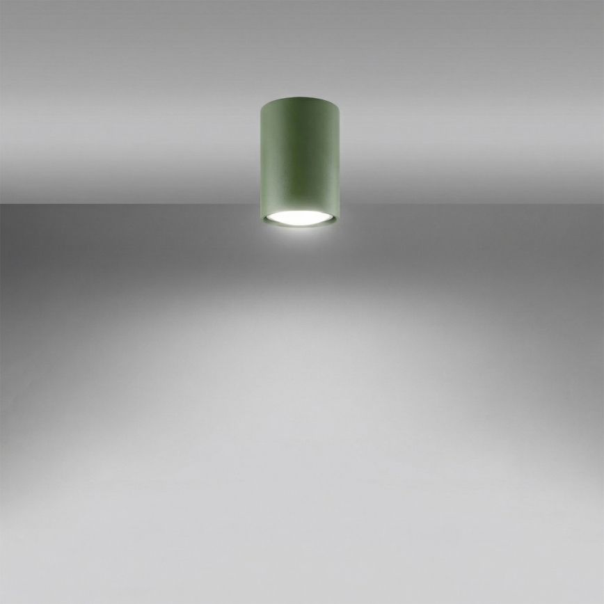 Spotleuchte LAGOS 1xGU10/10W/230V 10 cm grün