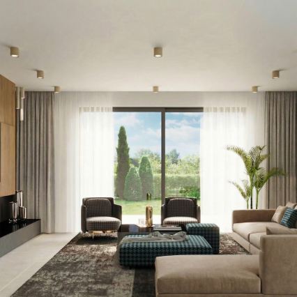 Spotleuchte LAGOS 1xGU10/10W/230V 20 cm cremefarben