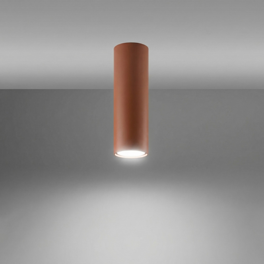 Spotleuchte LAGOS 1xGU10/10W/230V 20 cm braun