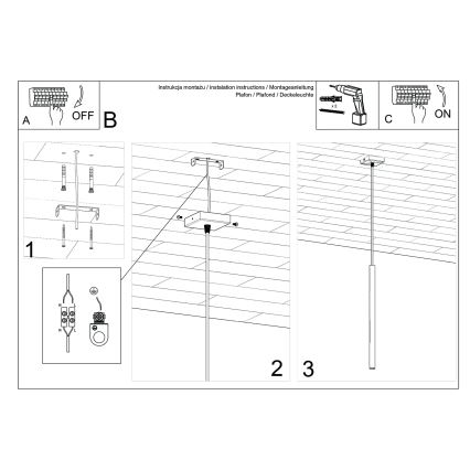 Hängeleuchte an Kabel PASTELO 1xG9/8W/230V taupe