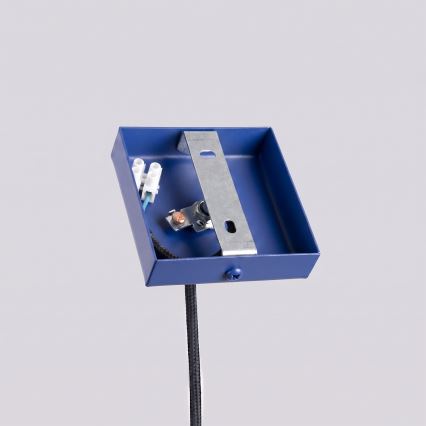 Pendelleuchte an Kabel PASTELO 1xG9/8W/230V blau