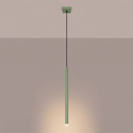 Pendelleuchte an Kabel PASTELO 1xG9/8W/230V grün