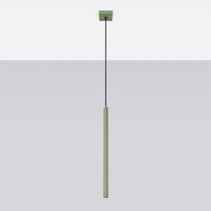 Pendelleuchte an Kabel PASTELO 1xG9/8W/230V grün