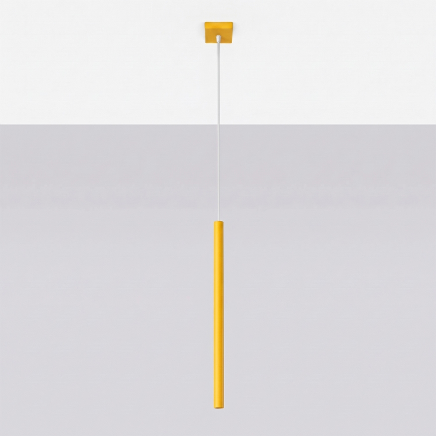 Pendelleuchte mit Kabel PASTELO 1xG9/8W/230V gelb