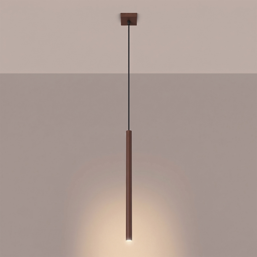Hängeleuchte mit Kabel PASTELO 1xG9/8W/230V braun