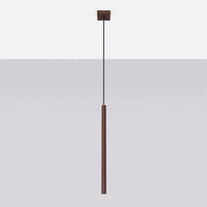 Hängeleuchte mit Kabel PASTELO 1xG9/8W/230V braun