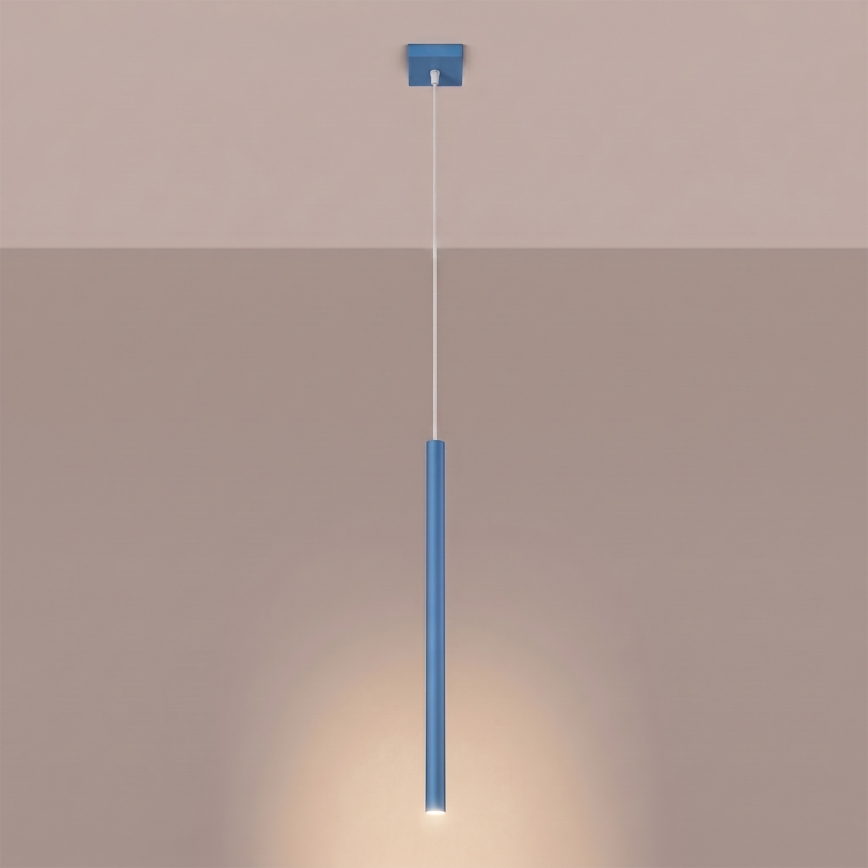 Hängeleuchte PASTELO an Kabel 1xG9/8W/230V blau