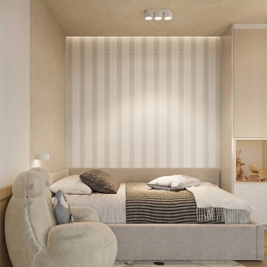 Wandleuchte AURA 1xGX53/10W/230V weiß