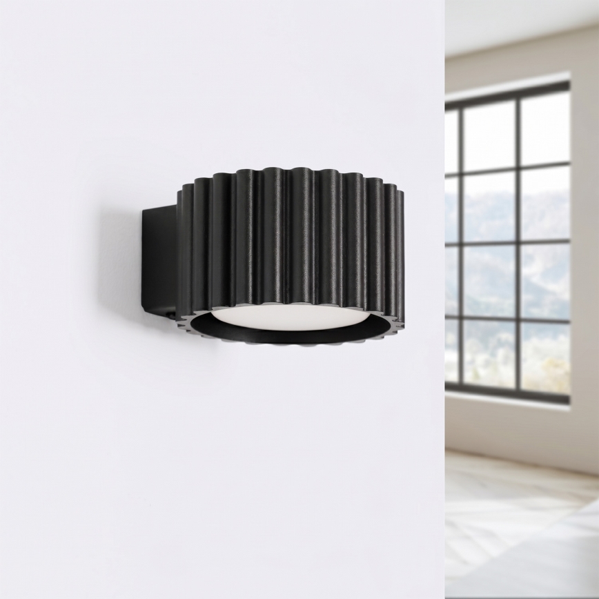 Wandleuchte AURA 1xGX53/10W/230V schwarz