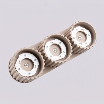 Spotleuchte AURA 3xGX53/10W/230V taupe