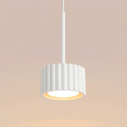 Pendelleuchte AURA mit Kabelaufhängung, 1x GX53/10W/230V, weiß