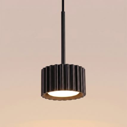 Pendelleuchte AURA an Kabel 1xGX53/10W/230V schwarz