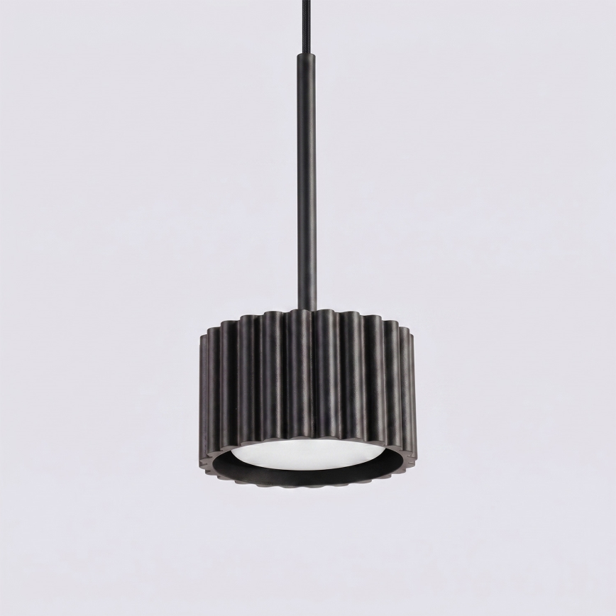Pendelleuchte AURA an Kabel 1xGX53/10W/230V schwarz