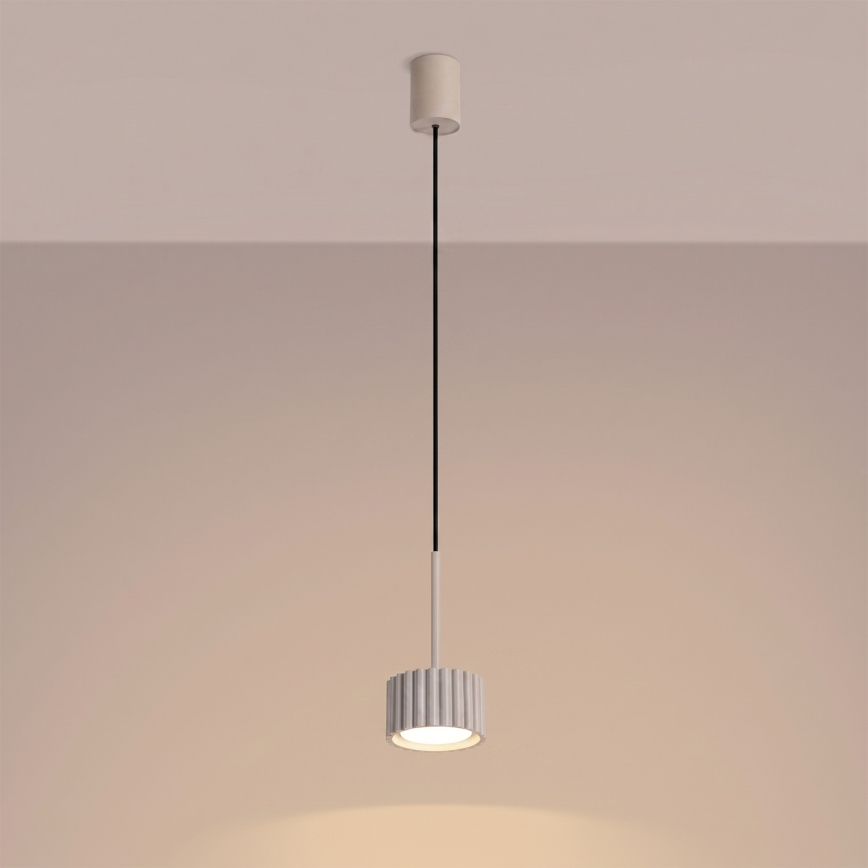 Pendelleuchte mit Kabelaufhängung AURA 1xGX53/10W/230V taupe