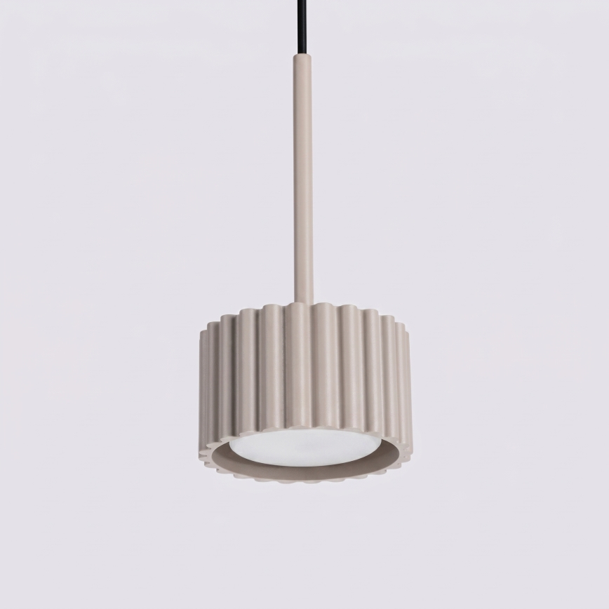 Pendelleuchte mit Kabelaufhängung AURA 1xGX53/10W/230V taupe