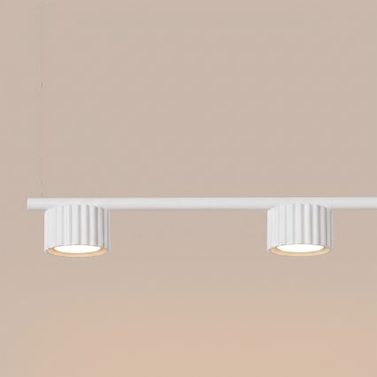 Pendelleuchte AURA an Stahlseil 4xGX53/10W/230V weiß