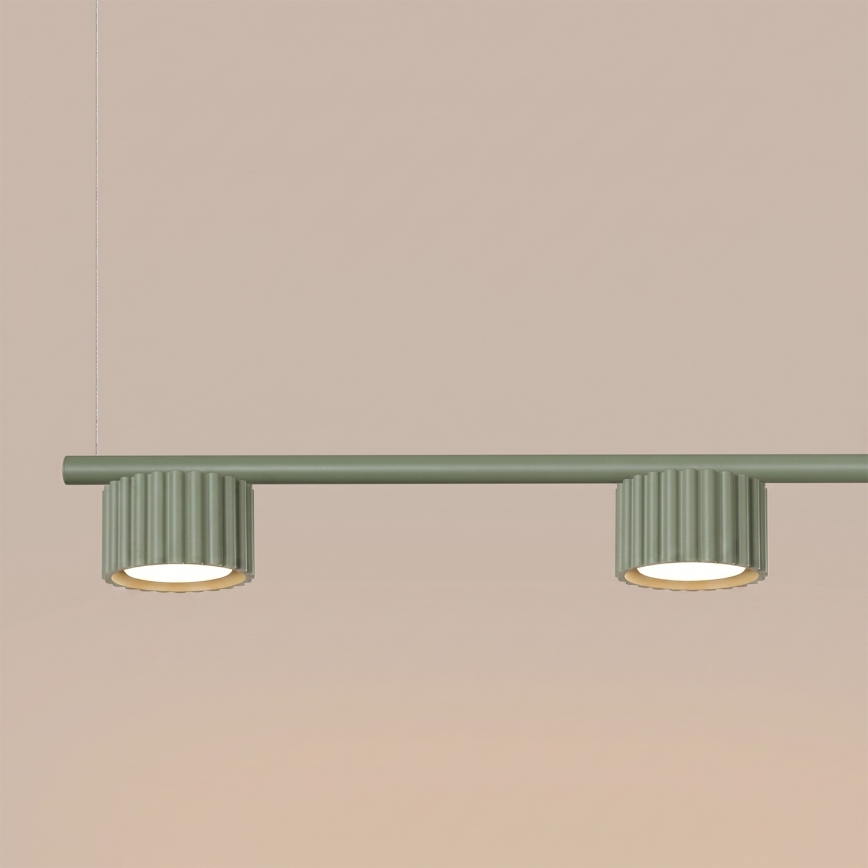 Pendelleuchte an Kabel AURA 4xGX53/10W/230V grün