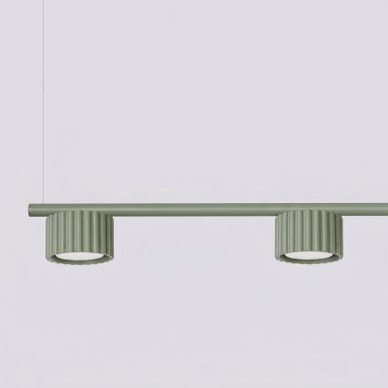 Pendelleuchte an Kabel AURA 4xGX53/10W/230V grün