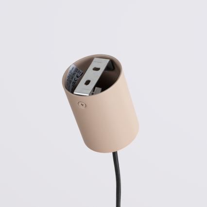 Pendelleuchte mit Seilaufhängung AURA 4xGX53/10W/230V taupe