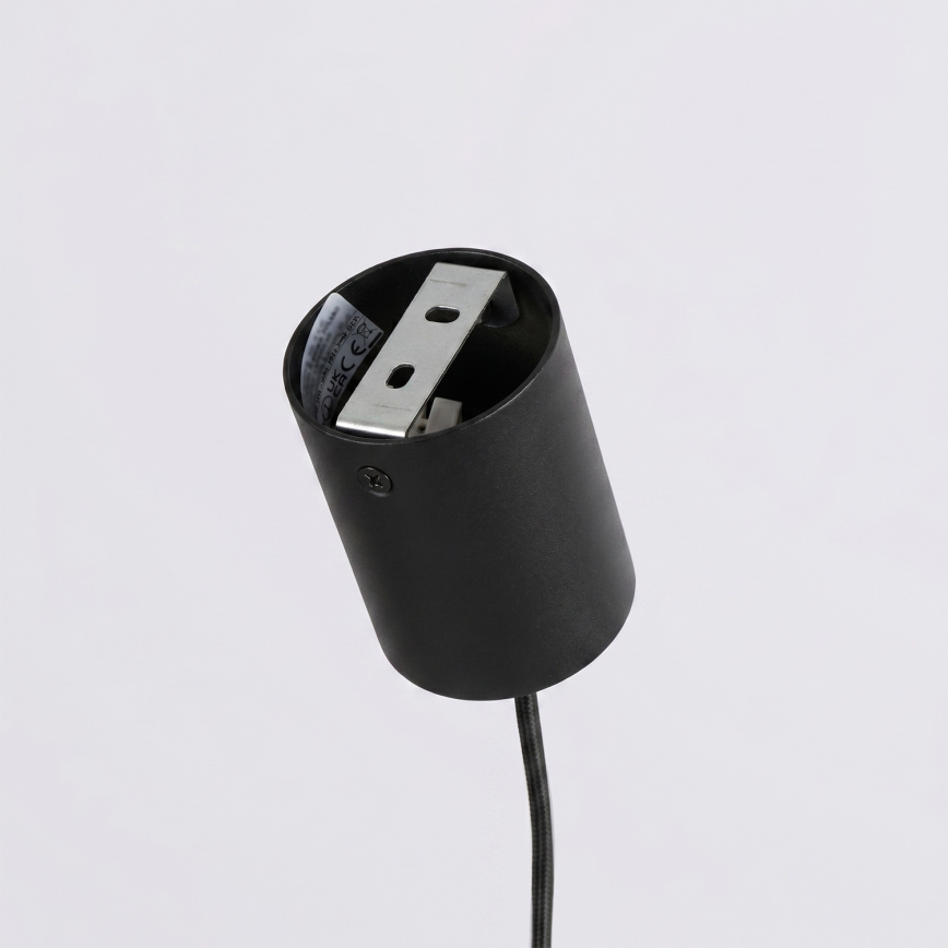 Pendelleuchte an Kabel KARBON 4xGU10/10W/230V schwarz