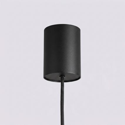 Pendelleuchte an Kabel KARBON 4xGU10/10W/230V schwarz